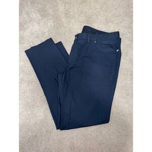 Brioni Meribel Regular Fit Mens Navy Blue Cotton Trousers Pants Chinos Size 44